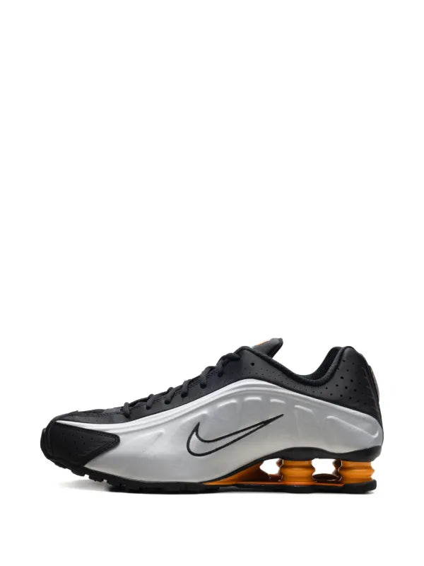 Nike Shox R4 'Black/Vast Grey/Bright Mandarin/Metallic Silver'