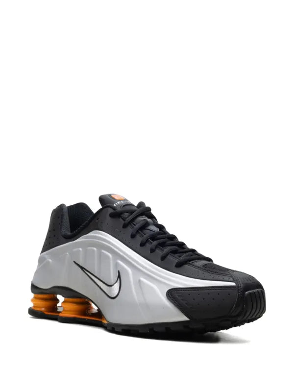 Nike Shox R4 'Black/Vast Grey/Bright Mandarin/Metallic Silver'