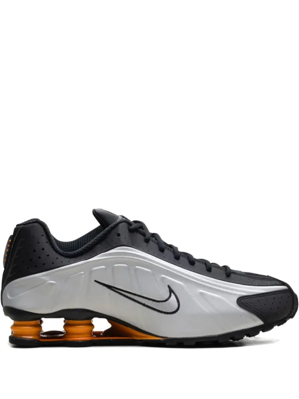 Nike Shox R4 'Black/Vast Grey/Bright Mandarin/Metallic Silver'