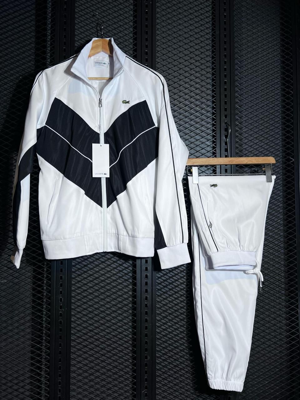 Lacoste Tracksuit 'White'