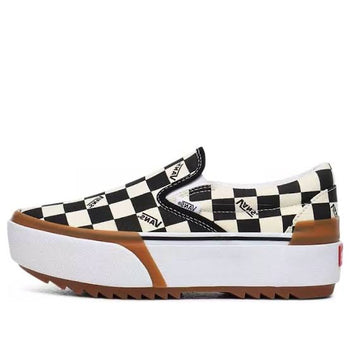 Vans Checkerboard Slip-On Stacked (Multi/True White)