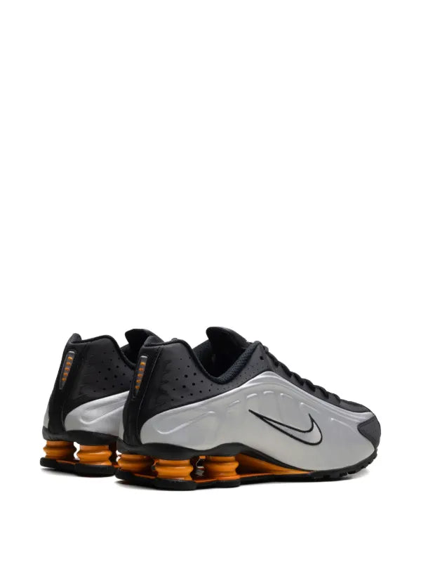 Nike Shox R4 'Black/Vast Grey/Bright Mandarin/Metallic Silver'