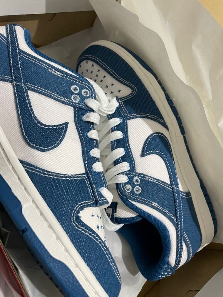 Dunk Low Shashiko 'Industrial Blue' sneakers