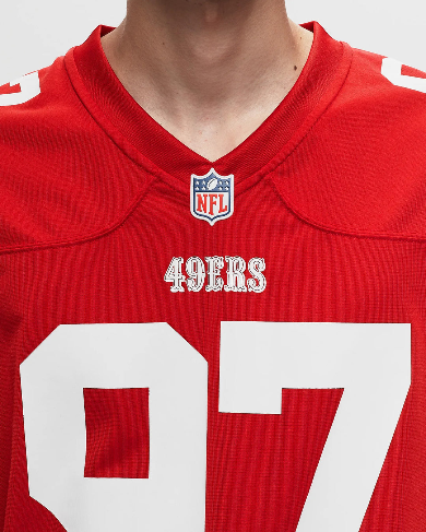 
                      
                        NFL SAN FRANCISCO 49ERS HOME GAME JERSEY NICK BOSA #97
                      
                    