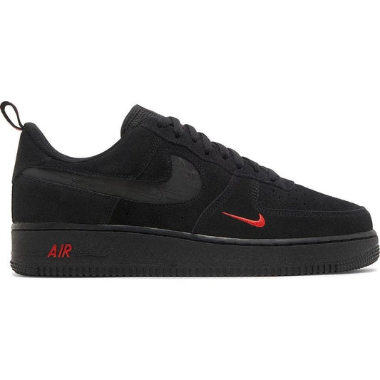 Nike Air Force 1 Low 'Multi Swoosh Black/Crimson'