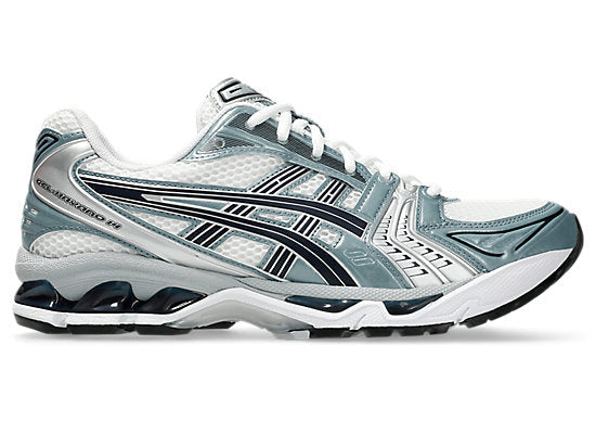 ASICS GEL-KAYANO 14 WHITE / FJORD GREY FULLY BOXED