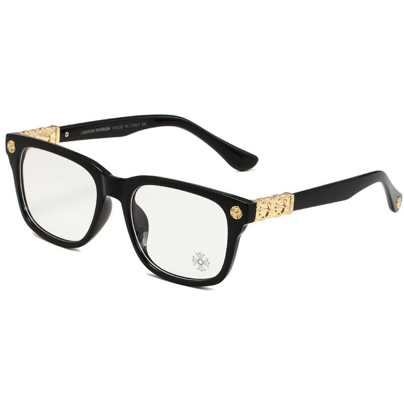 Chrome heart glasses - black & gold badges NOT BOXED
