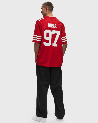 NFL SAN FRANCISCO 49ERS HOME GAME JERSEY NICK BOSA #97