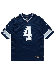 NFL DALLAS COWBOYS HOME GAME JERSEY DAK PRESCOTT #4