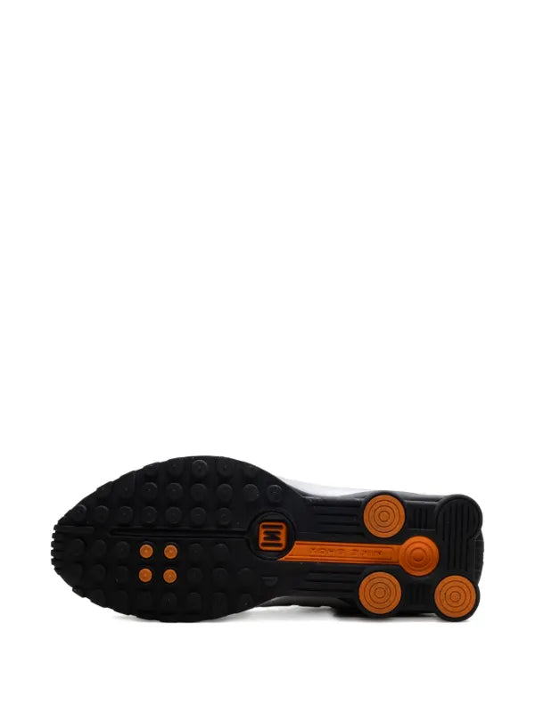 Nike Shox R4 'Black/Vast Grey/Bright Mandarin/Metallic Silver'
