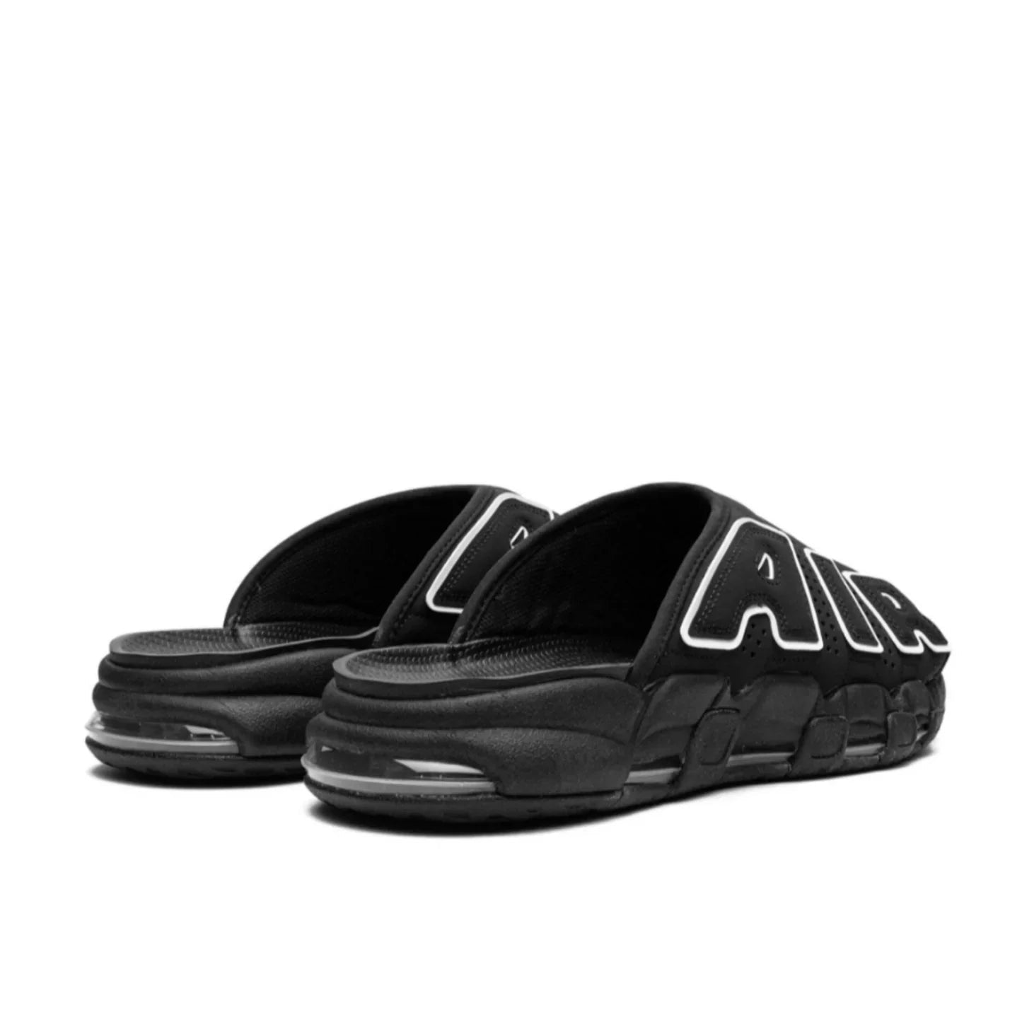 Nike Air More Uptempo Slide OG 'Black/White' slides
