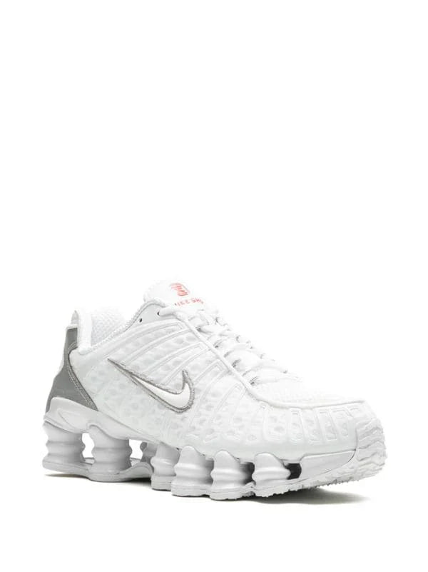 SHOX TL White & Metallic Silver