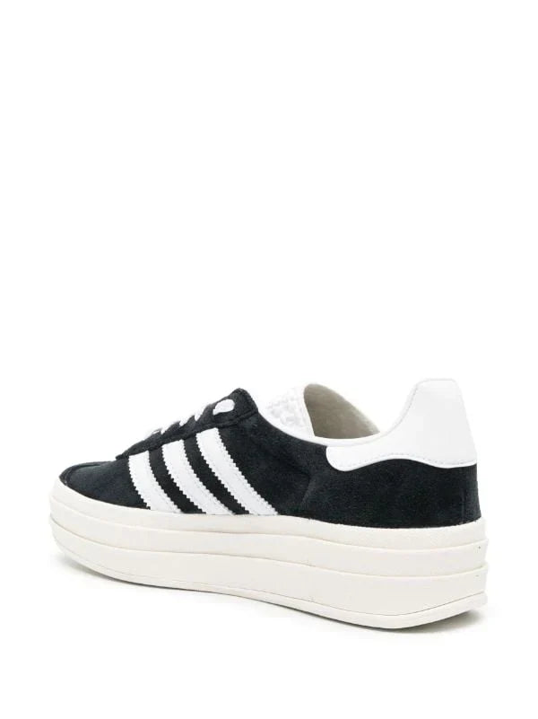 ADIDAS GAZELLE BLACK/WHITE BOLD PLATFORM