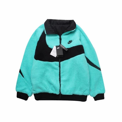NK FULL ZIP BIG SWOOSH REVERSIBLE BOA JACKET