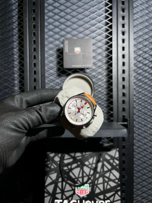 Tag Heuer Carrera Day-Date 'Orange leather Straps'