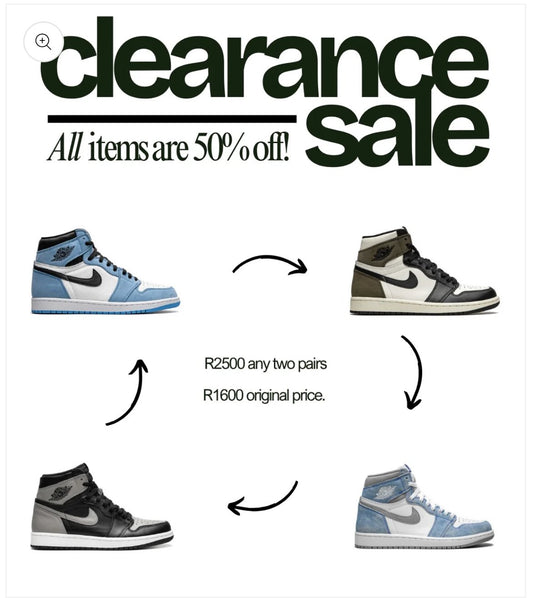 Any 2 Jordan 1’s