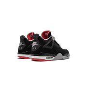 AIR JORDAN  4 RETRO "BRED 2019 RELEASE" SNEAKERS